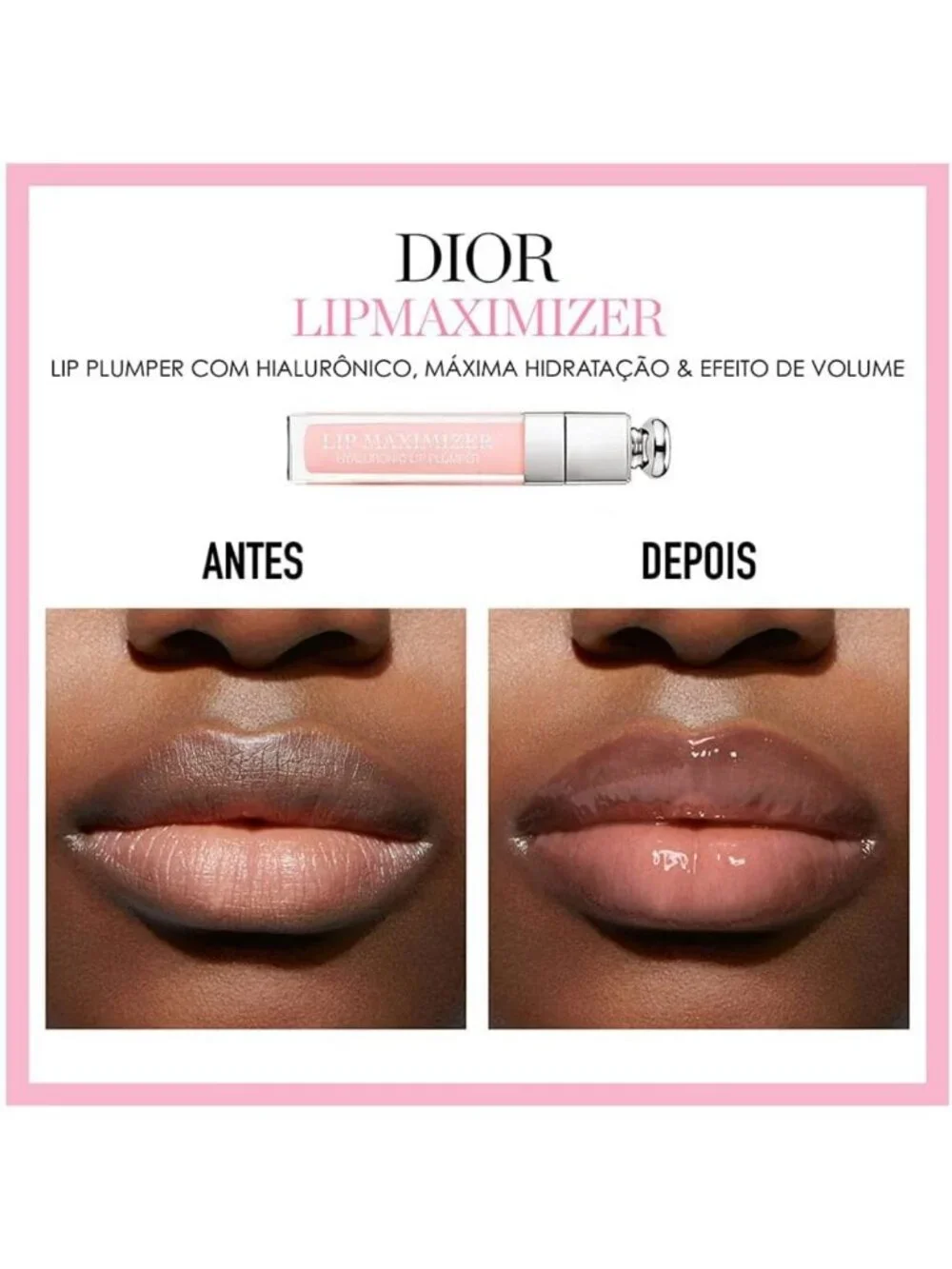 Lip Maximizer Gloss - 001 Pink, Hydrating Plumping Lip Gloss, High Shine Finish